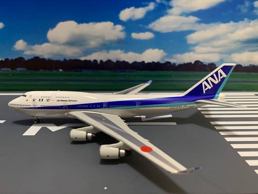Amazon.co.jp: 1/400 ANA/全日空 ボーイング 747-400 漢字ロゴ